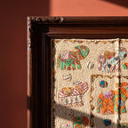 Hearth Indigo Appliqué Pure Cotton Wall Hanging