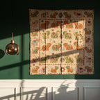 Hearth Indigo Appliqué Pure Cotton Wall Hanging