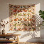 Hearth Indigo Appliqué Pure Cotton Wall Hanging