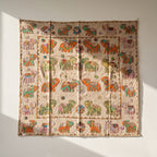 Hearth Indigo Appliqué Pure Cotton Wall Hanging
