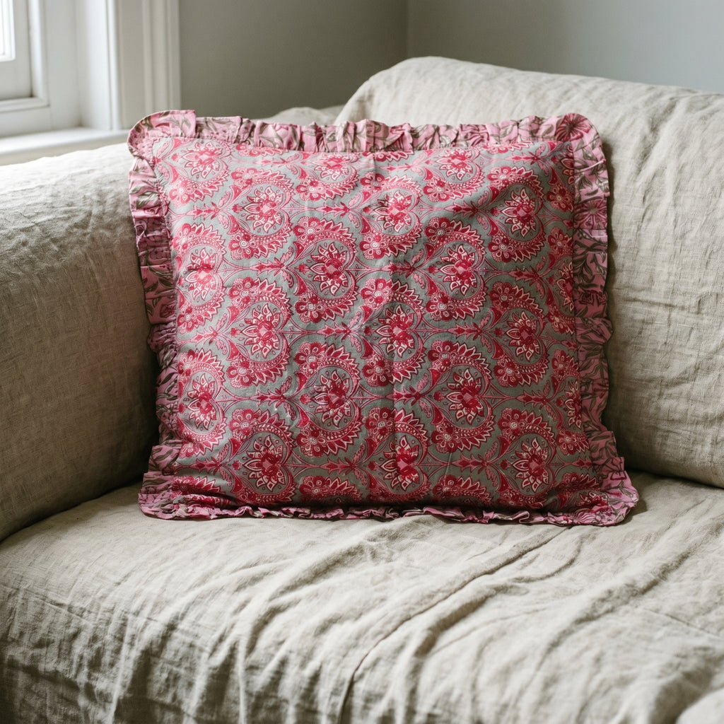 Amber Loom Cushion Cover