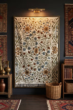 Whisper Glow Suzani weaved Throw