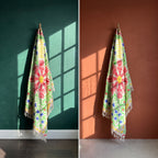 Moon Tide Suzani Weaved Cotton Throw