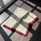 Morning Haze 100% Cotton Reversible Handmade Artisanal Baby Blanket