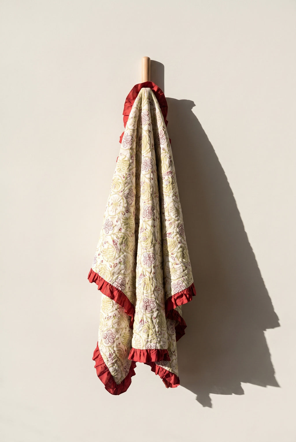 Morning Haze 100% Cotton Reversible Handmade Artisanal Baby Blanket