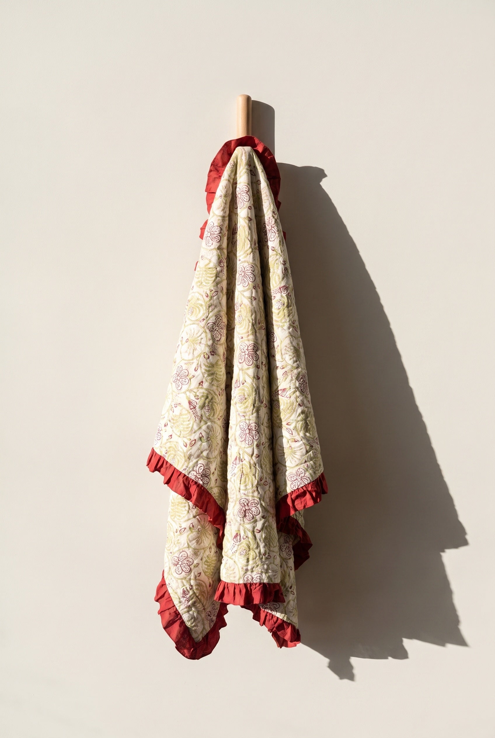 Morning Haze 100% Cotton Reversible Handmade Artisanal Baby Blanket