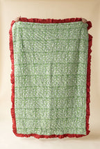 Morning Haze 100% Cotton Reversible Handmade Artisanal Baby Blanket