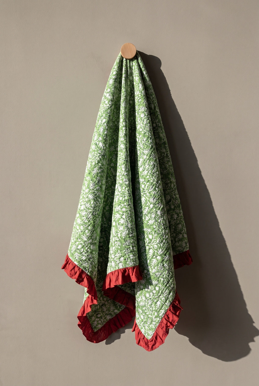 Morning Haze 100% Cotton Reversible Handmade Artisanal Baby Blanket