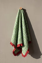 Morning Haze 100% Cotton Reversible Handmade Artisanal Baby Blanket