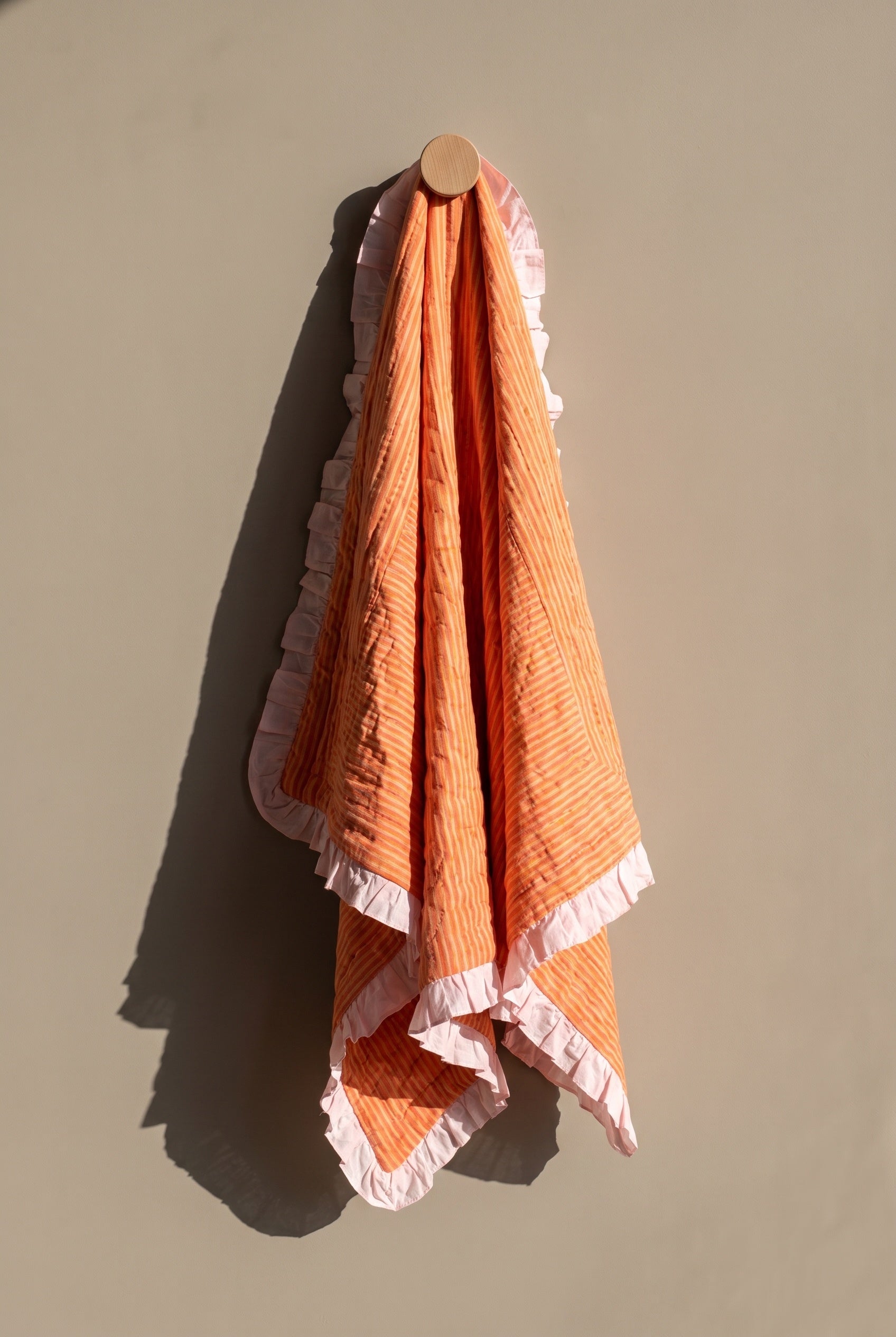 River Stone 100% Cotton Reversible Handmade Artisanal Baby Blanket