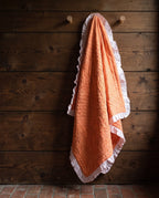 River Stone 100% Cotton Reversible Handmade Artisanal Baby Blanket