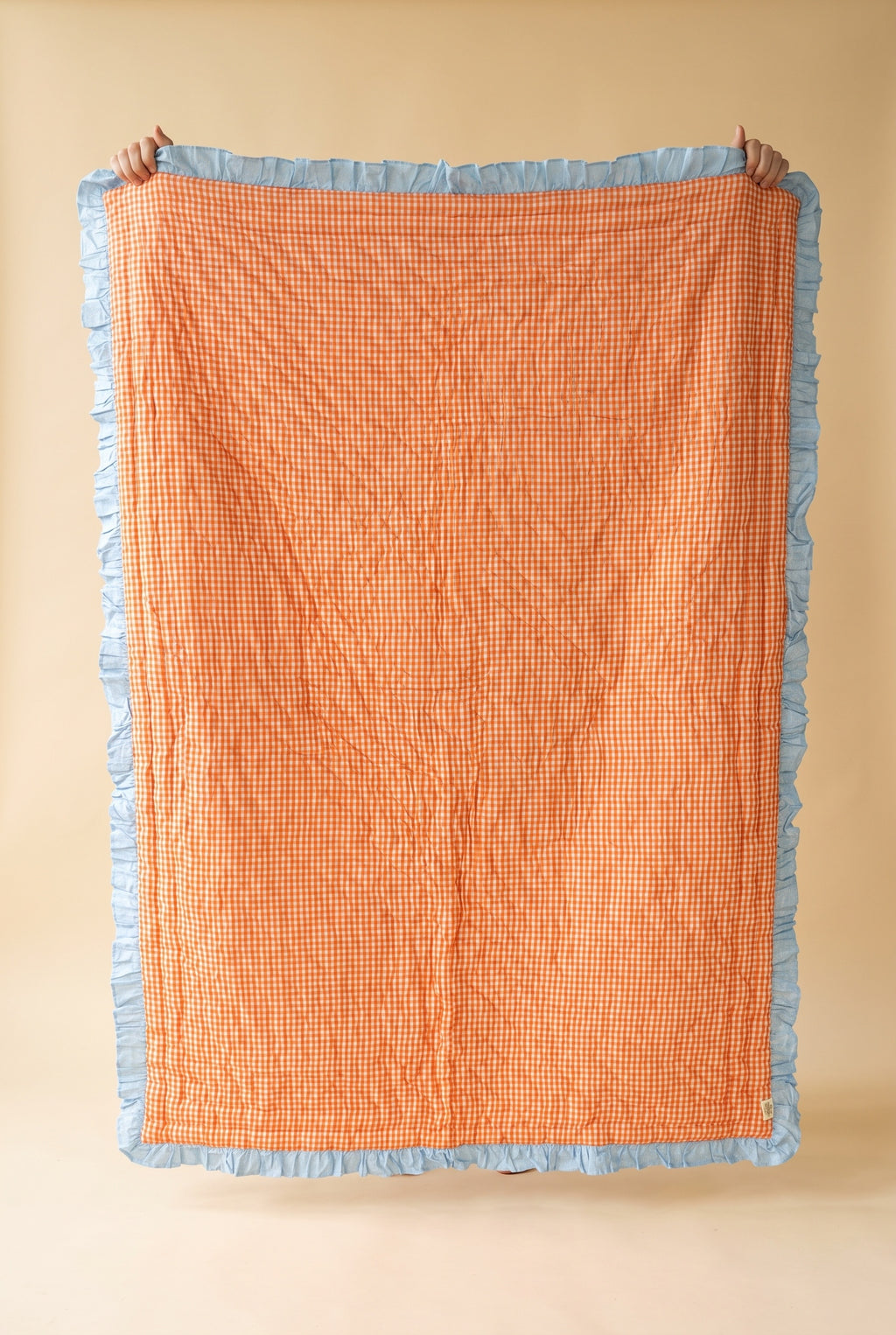 Forest Floor 100% Cotton Reversible Handmade Artisanal Baby Blanket