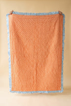 Forest Floor 100% Cotton Reversible Handmade Artisanal Baby Blanket