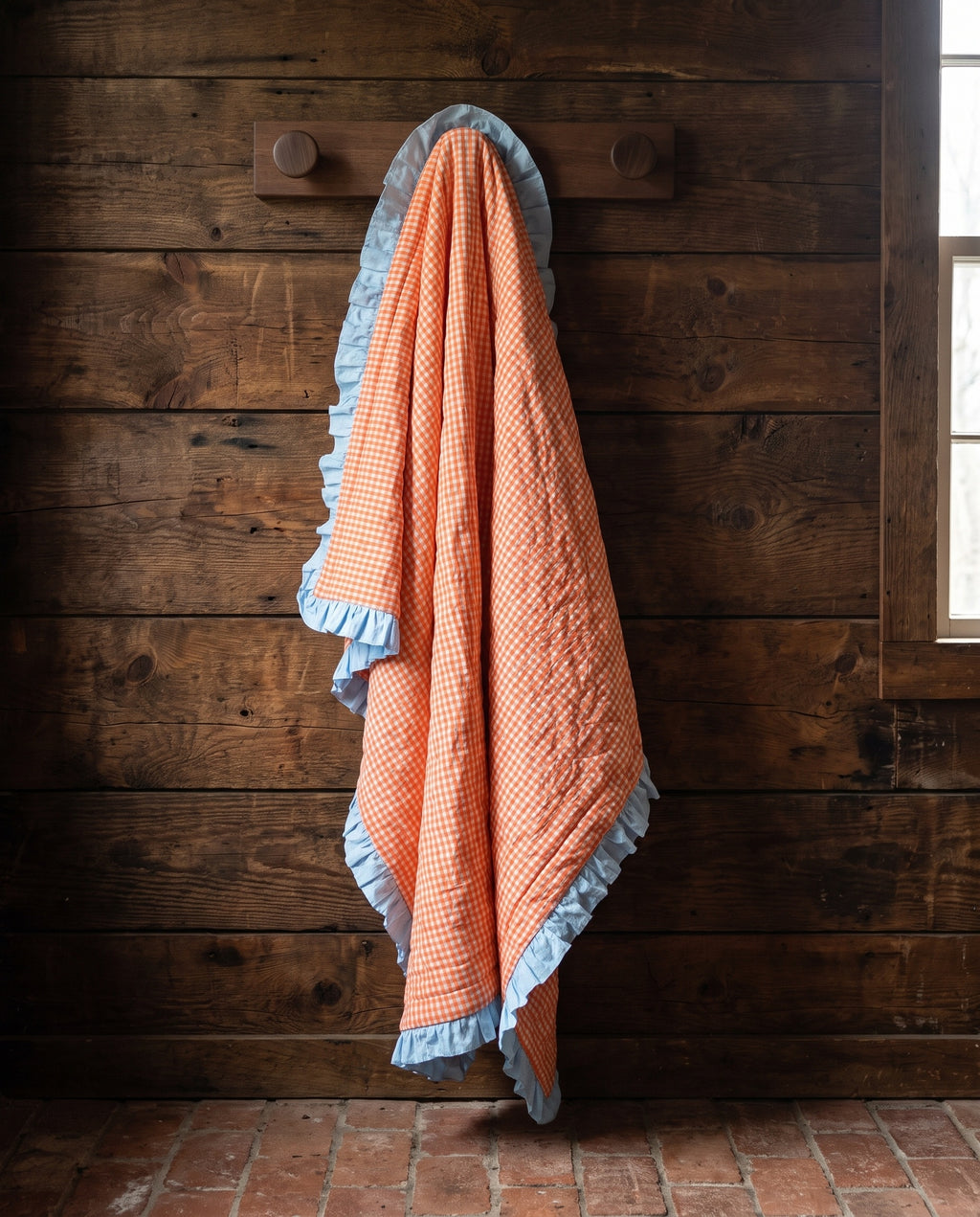 Forest Floor 100% Cotton Reversible Handmade Artisanal Baby Blanket