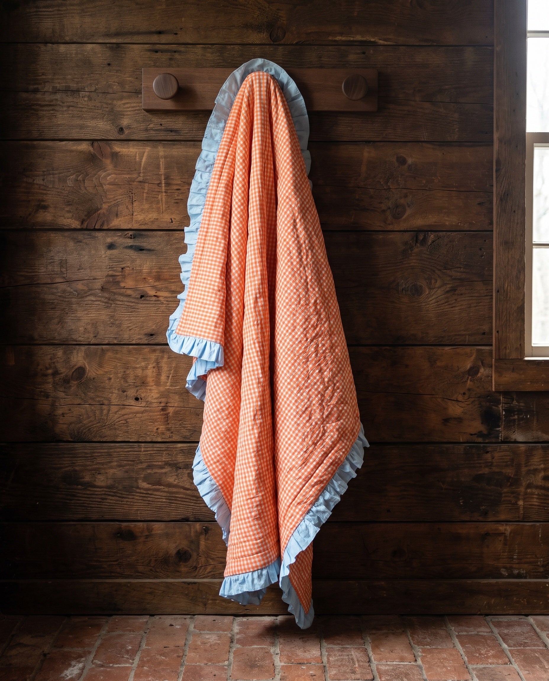 Forest Floor 100% Cotton Reversible Handmade Artisanal Baby Blanket