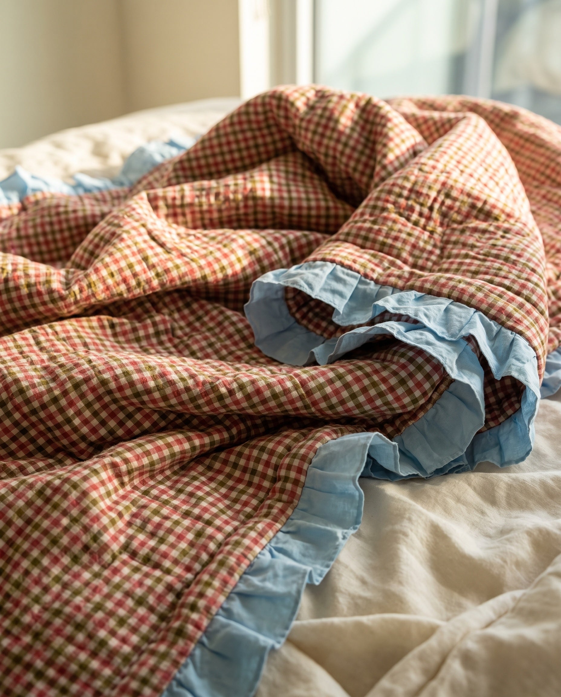 Forest Floor 100% Cotton Reversible Handmade Artisanal Baby Blanket
