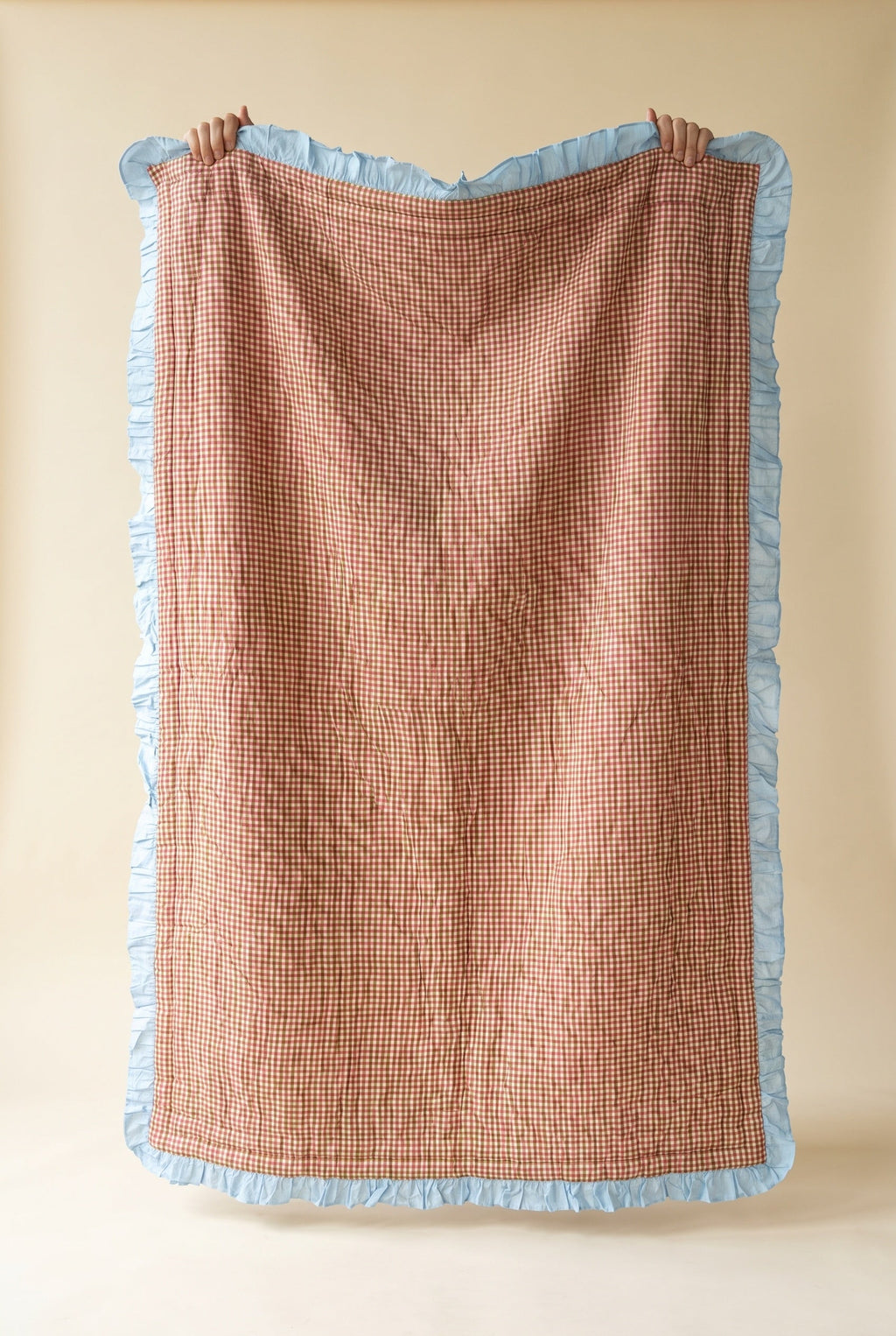 Forest Floor 100% Cotton Reversible Handmade Artisanal Baby Blanket