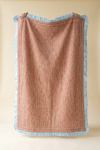 Forest Floor 100% Cotton Reversible Handmade Artisanal Baby Blanket