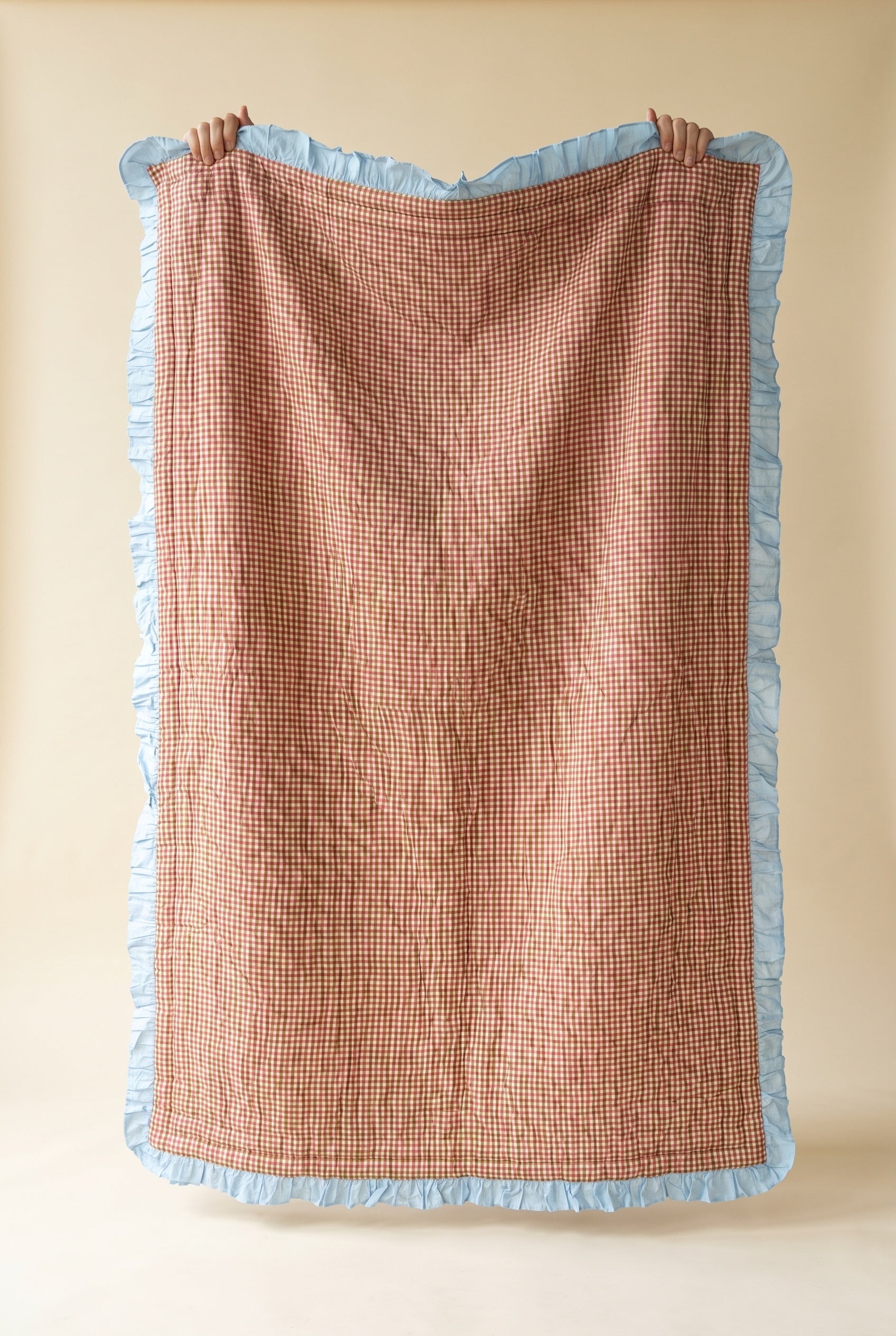 Forest Floor 100% Cotton Reversible Handmade Artisanal Baby Blanket