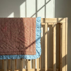 Forest Floor 100% Cotton Reversible Handmade Artisanal Baby Blanket