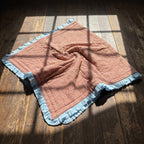 Forest Floor 100% Cotton Reversible Handmade Artisanal Baby Blanket