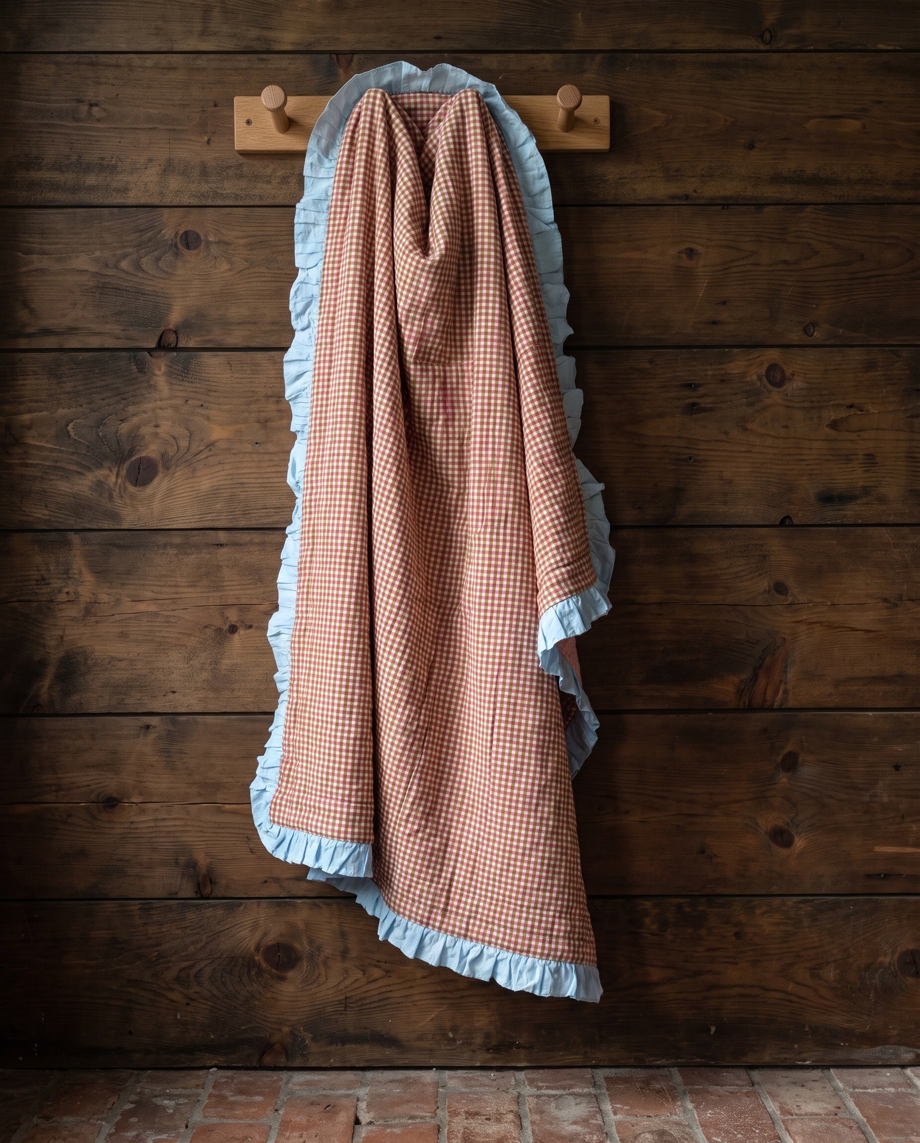 Forest Floor 100% Cotton Reversible Handmade Artisanal Baby Blanket