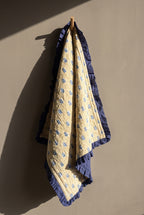 Maple Bloom 100% Cotton Reversible Handmade Artisanal Baby Blanket