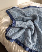 Maple Bloom 100% Cotton Reversible Handmade Artisanal Baby Blanket