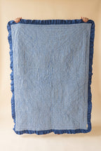 Maple Bloom 100% Cotton Reversible Handmade Artisanal Baby Blanket