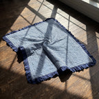 Maple Bloom 100% Cotton Reversible Handmade Artisanal Baby Blanket