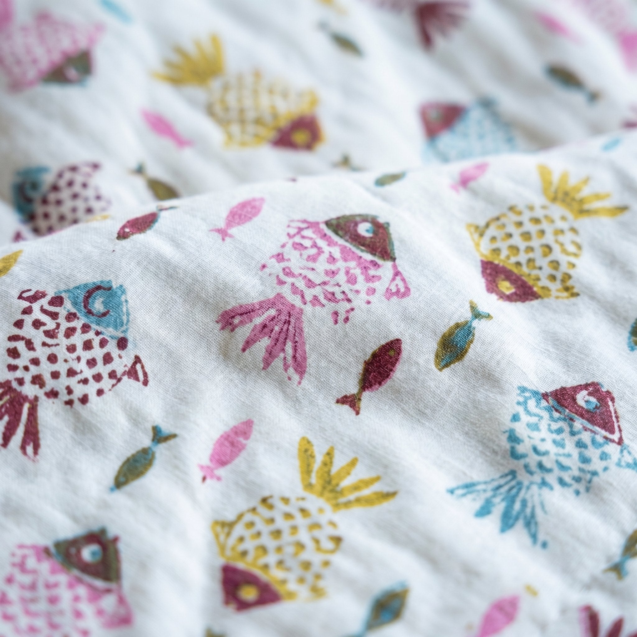Rawr and Rest - 100% cotton, Reversible Hand Made Artisnal Baby Quilt