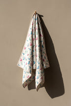 Rawr and Rest - 100% cotton, Reversible Hand Made Artisnal Baby Quilt