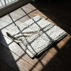 Elephant Dreams - 100% cotton, Reversible Hand Made Artisnal Baby Quilt