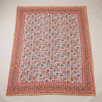 Mist Cobalt Handmade Kantha Bedspread