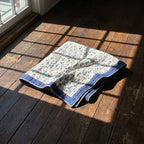 Bubbles and Giggles (Big) - 100% cotton, Reversible Hand Made Artisnal Baby Quilt