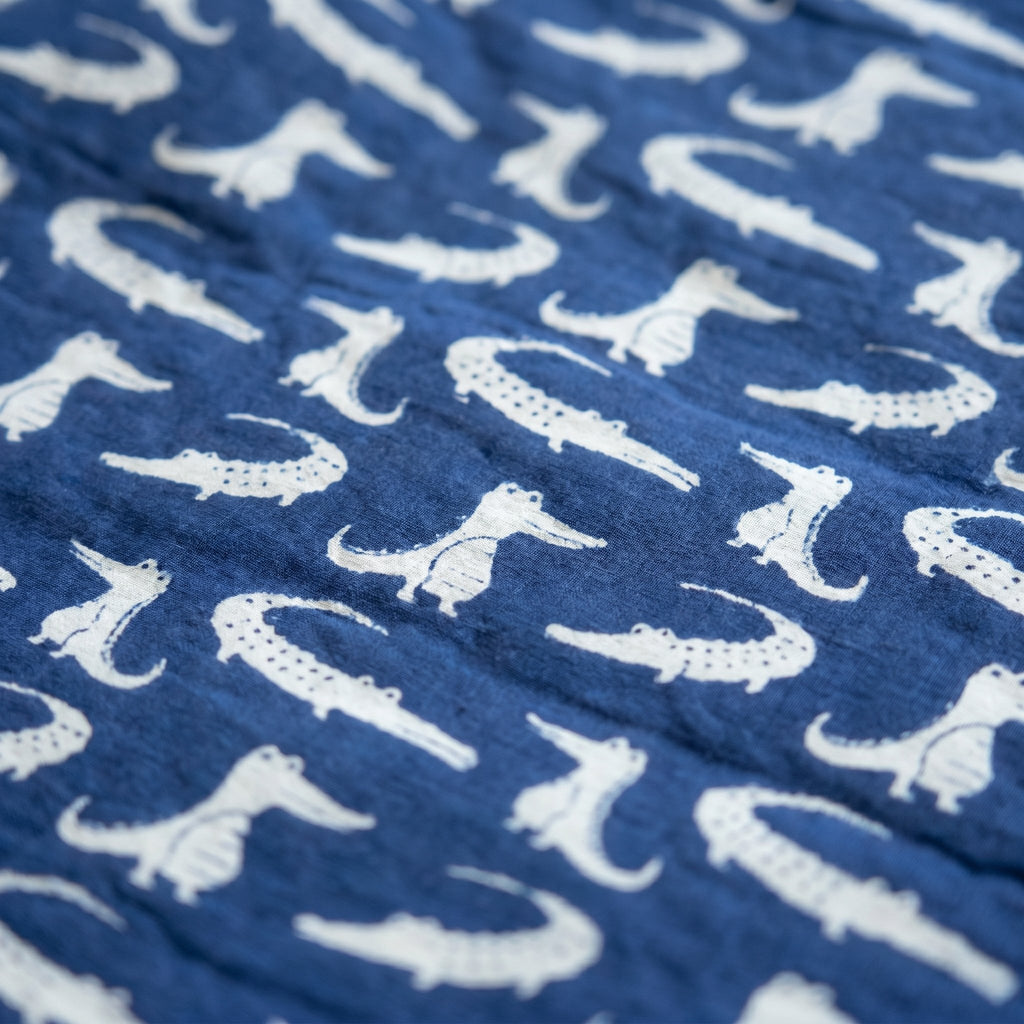Bubbles and Giggles (Big) - 100% cotton, Reversible Hand Made Artisnal Baby Quilt