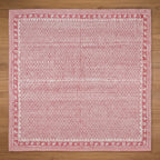 Stone Terracotta Handmade Kantha Queen Bedspread