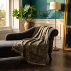 Terracotta Rhapsody Handmade Bagru Block Print Throw