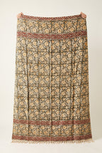 Midnight Indigo Handmade Bagru Block Print Throw