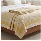 Dusk Terracotta Handmade Kantha Queen Bedsheet