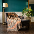 Terracotta Heritage Handmade Bagru Block Print Throw