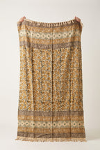 Sky Dawn Handmade Bagru Block Print Throw