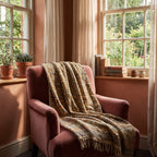 Sky Dawn Handmade Bagru Block Print Throw