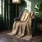Sky Dawn Handmade Bagru Block Print Throw