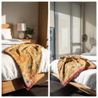 Fable Tide Reversible Luxury Vintage Suzani Kantha Throw