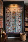 Wandering Verse Reversible Luxury Vintage Suzani Kantha Throw