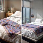 Zen Passage Reversible Luxury Vintage Suzani Kantha Throw