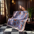 Zen Passage Reversible Luxury Vintage Suzani Kantha Throw
