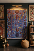 Zen Passage Reversible Luxury Vintage Suzani Kantha Throw