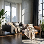 Zen Passage Reversible Luxury Vintage Suzani Kantha Throw